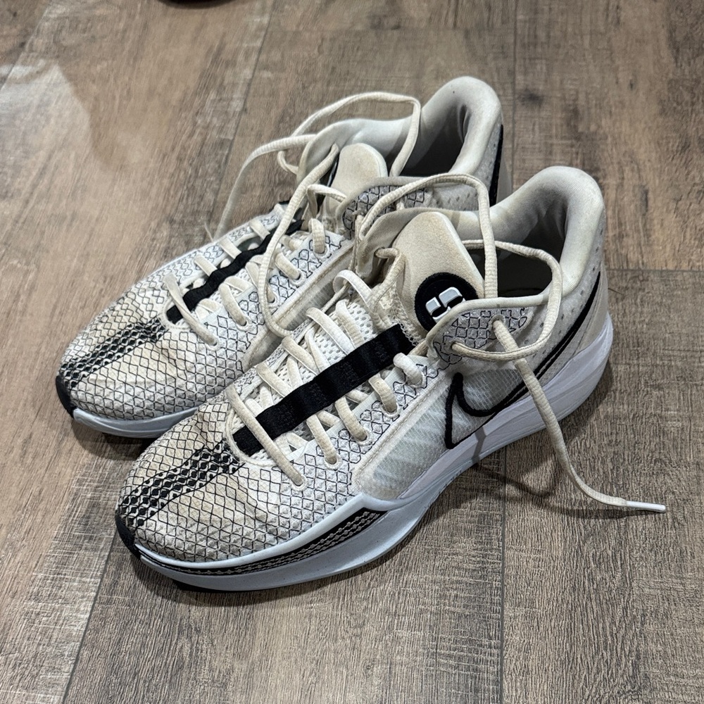 Nike White and Black Athletic Shoes